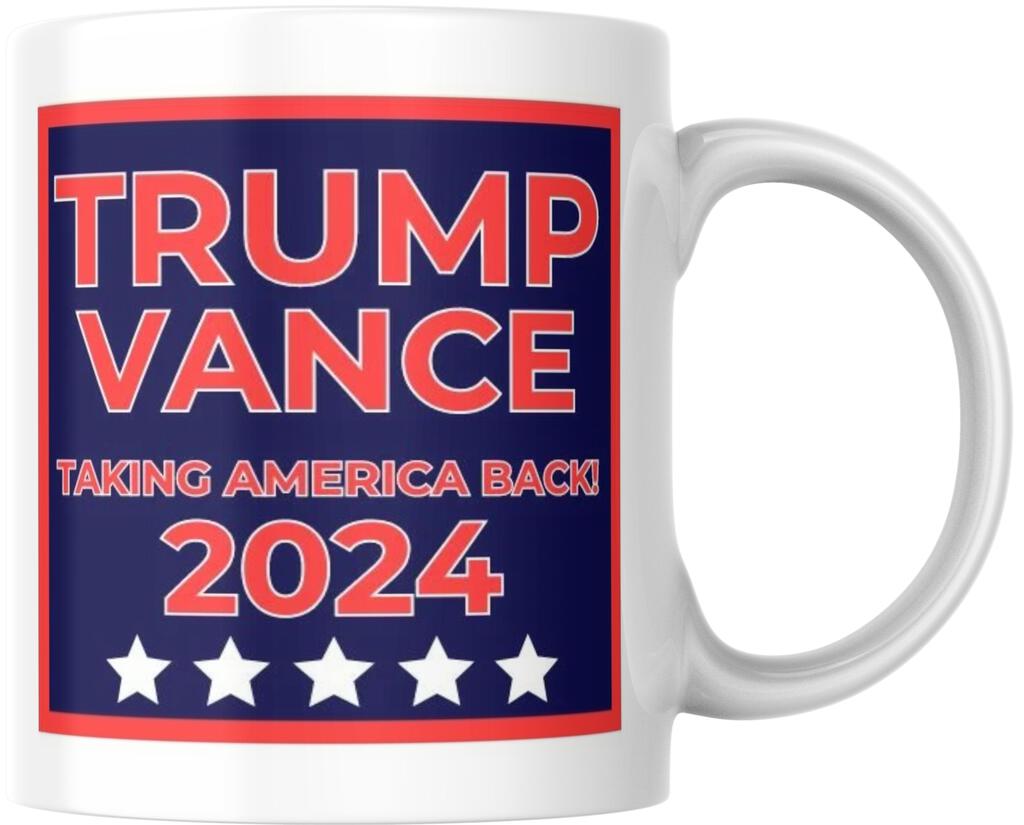 Donald Trump J D Vance Presidential Campaign MAGA Ceramic Coffee Mug Cup Fun Novelty 12 oz 266803