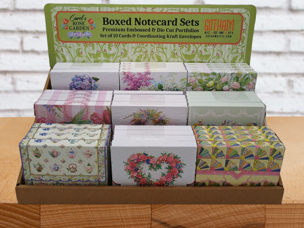 CW Counter Top Display 3 Shelf 9 SKU 36 Item Capacity With Header Notecard CDU Large Kraft 267163