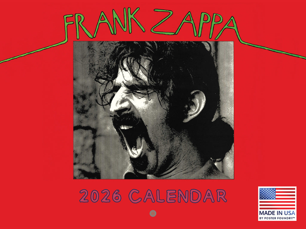 Frank Zappa Calendar 2026 Monthly Wall Calender 12 Month | American Made In The USA 267554