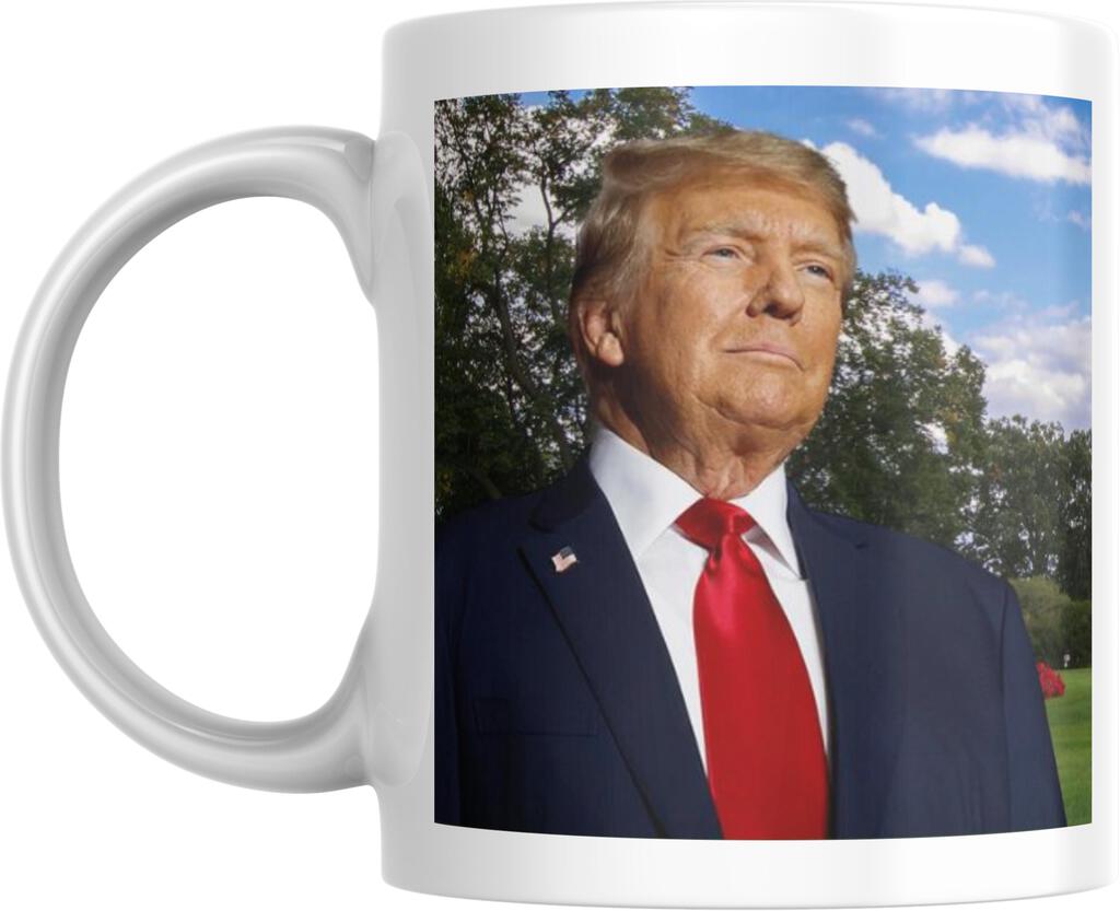 Donald Trump Presidential Inauguration 45 47 Buckle Up Ceramic Coffee