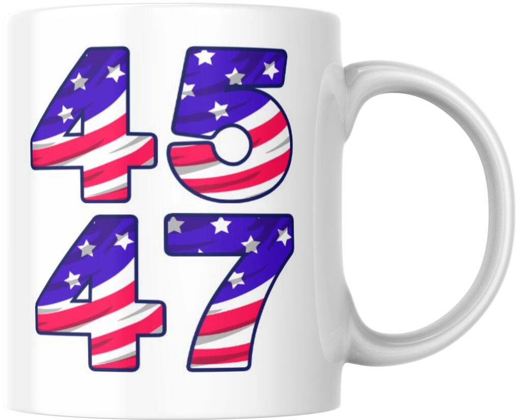 Donald Trump Presidential Inauguration 45 47 Ceramic Coffee Mug 12 oz 267732