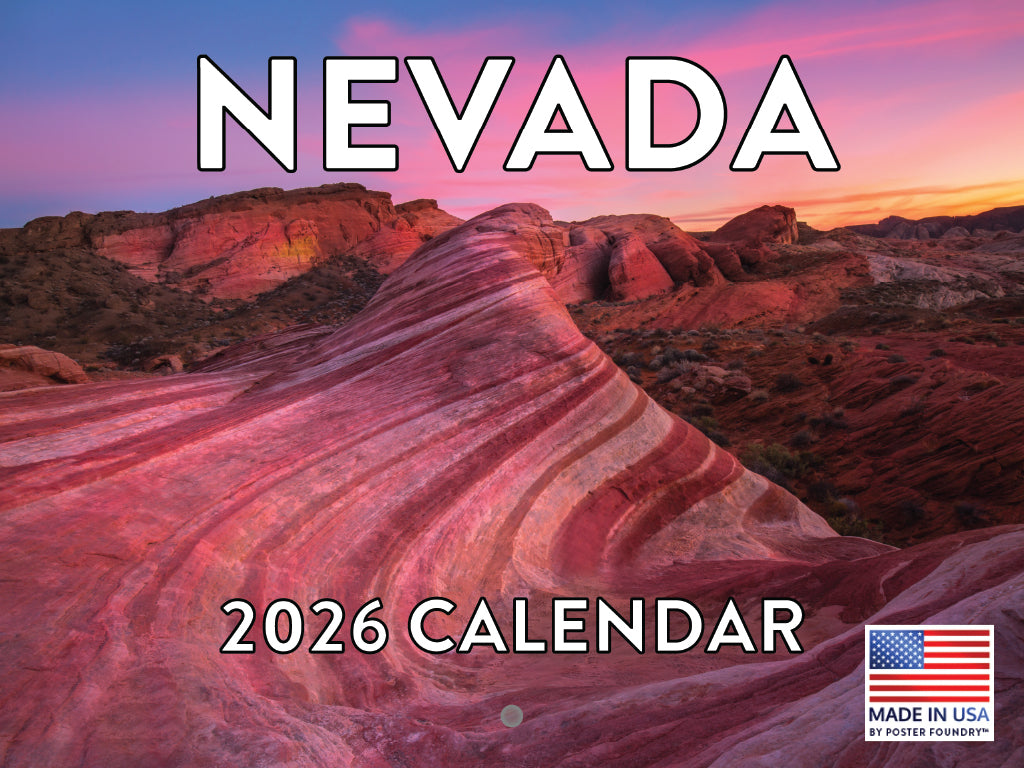 Nevada Calendar 2026 Monthly Wall Calender 12 Month | American Made In The USA 268002