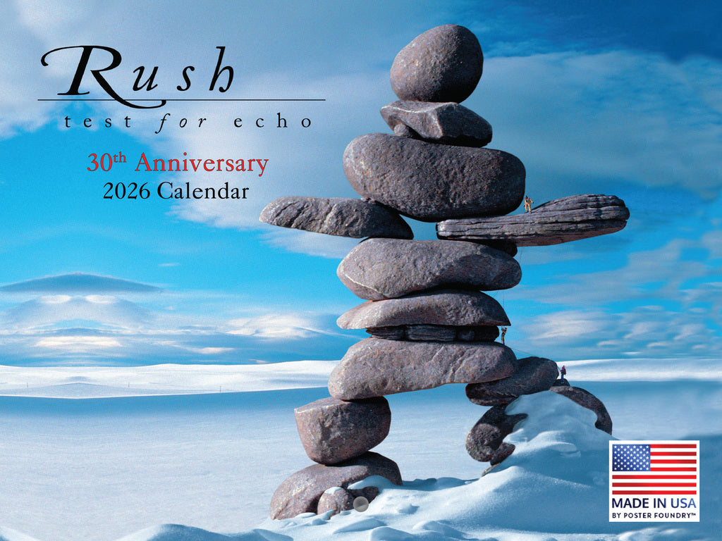 Rush Band Calendar 2026 30th Anniversary Test For Echo Edition Monthly Wall Calender 12 Month | American Made In The USA 268008