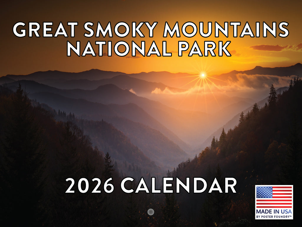 Great Smoky Mountains Calendar 2026 Tennessee Blue Ridge Monthly Wall Calender 12 Month | American Made In The USA 268051
