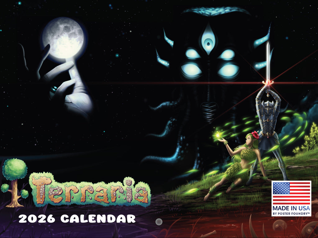 Terraria Calendar 2026 Wall Monthly 268124