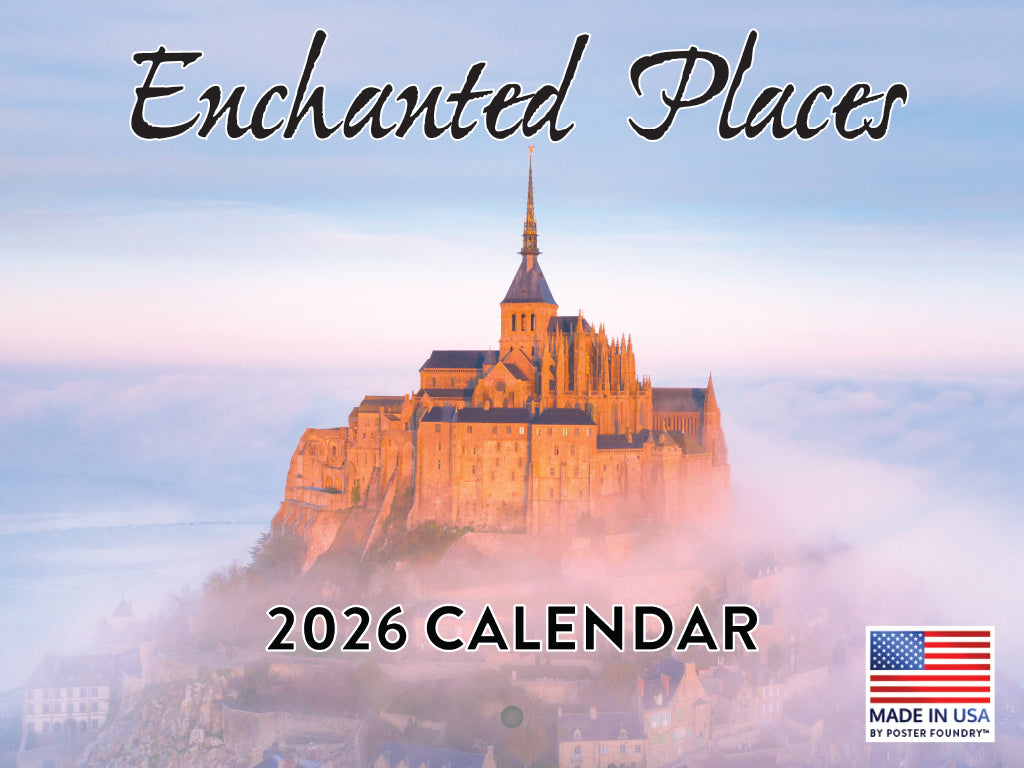 Enchanted Places Calendar 2026 Mystical Place Monthly Wall Calender 12 Month | American Made In The USA 268333