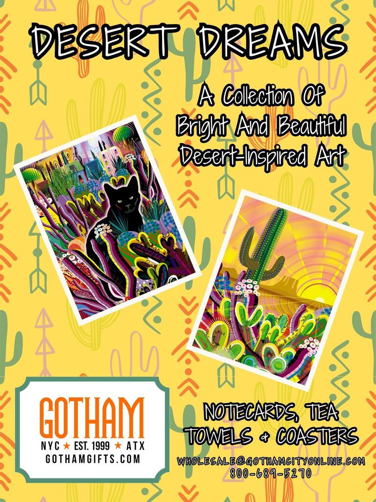 Desert Dreams Note Card Tea Towels And Coaster Catalog 268544