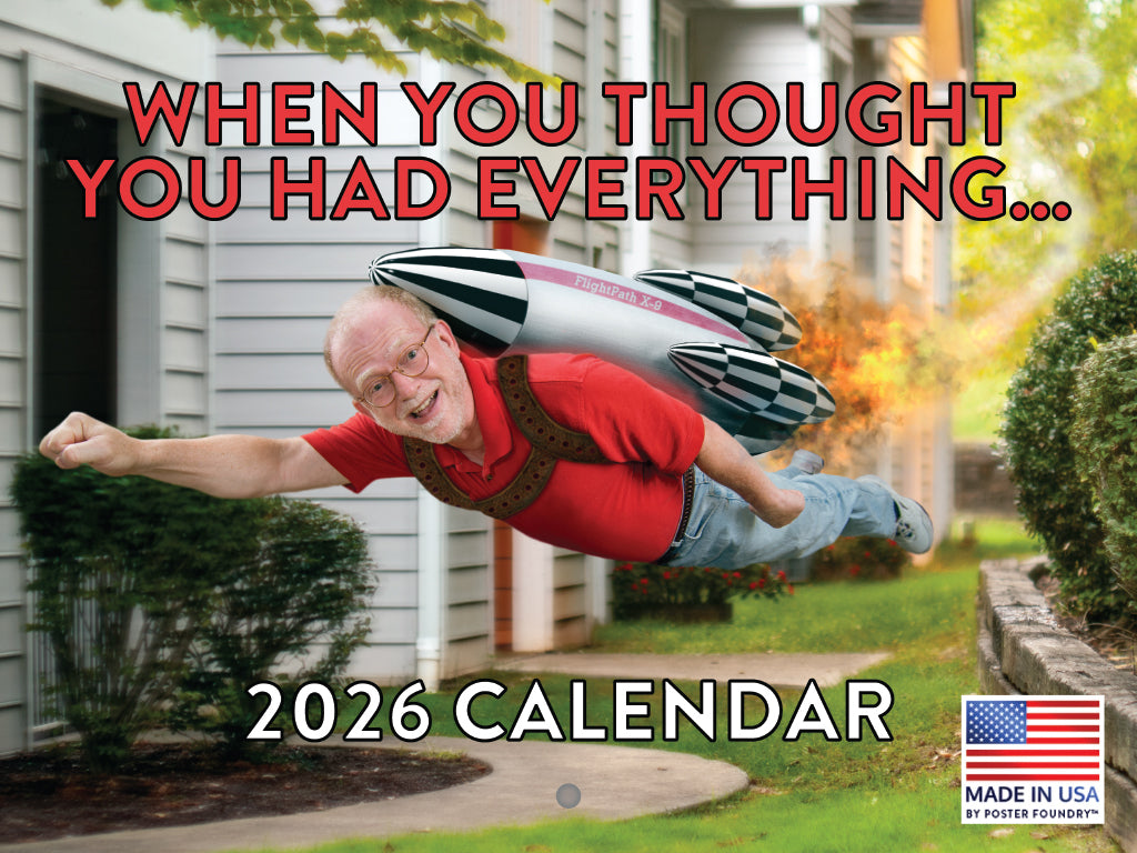 For Men Who Have Everything Calendar 2026 Monthly Wall Bucket List Gift 268946