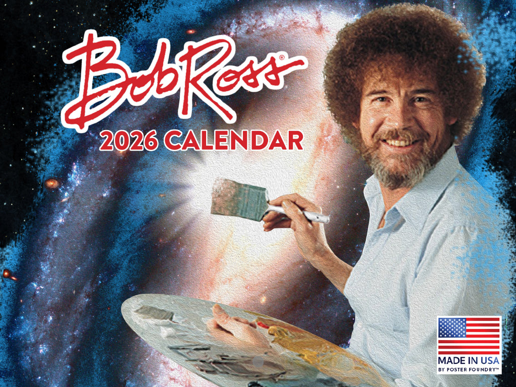 Bob Ross Calendar 2026 Monthly Wall Calender 12 Month | American Made In The USA 269178