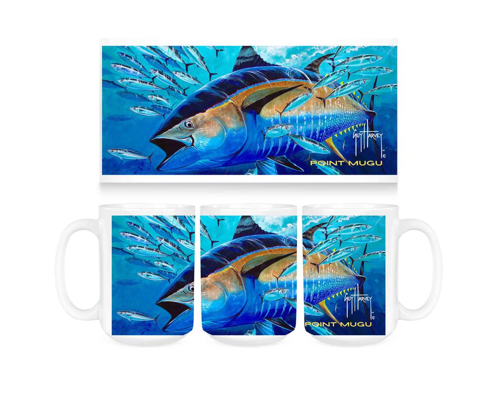 CUSTOM Guy Harvey Mackeral Run MUGU Ceramic Coffee Mug Tea Cup Fun Novelty Gift 15 oz 269350