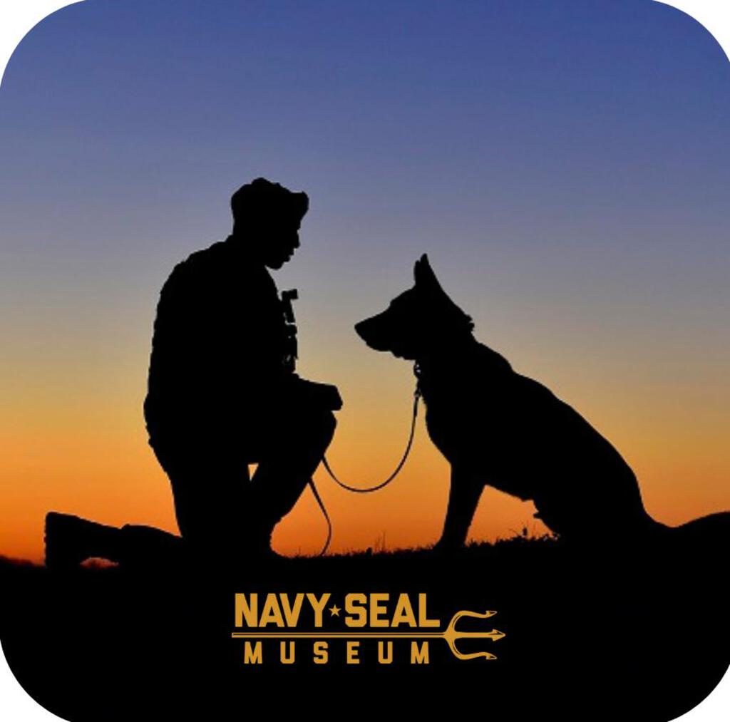 CUSTOM Navy Seal Museum Soldier K9 Sunset Premium Drink Coaster Resin With Cork Backing 269486