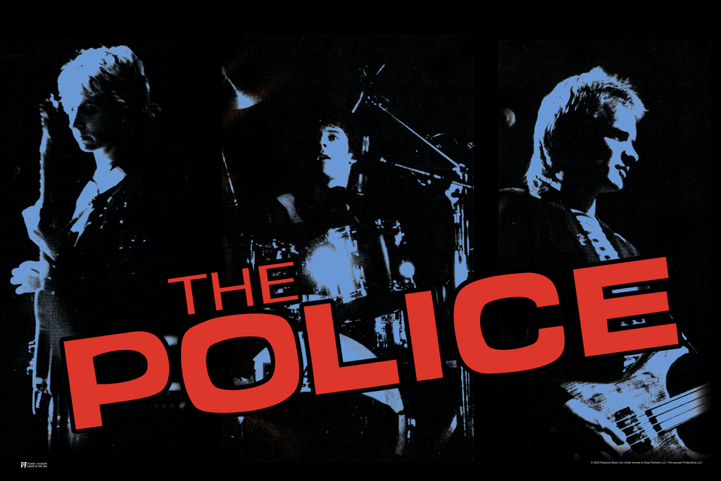 The Police Poster Silhouettes Cool Wall Art Print Poster 12x18 269548