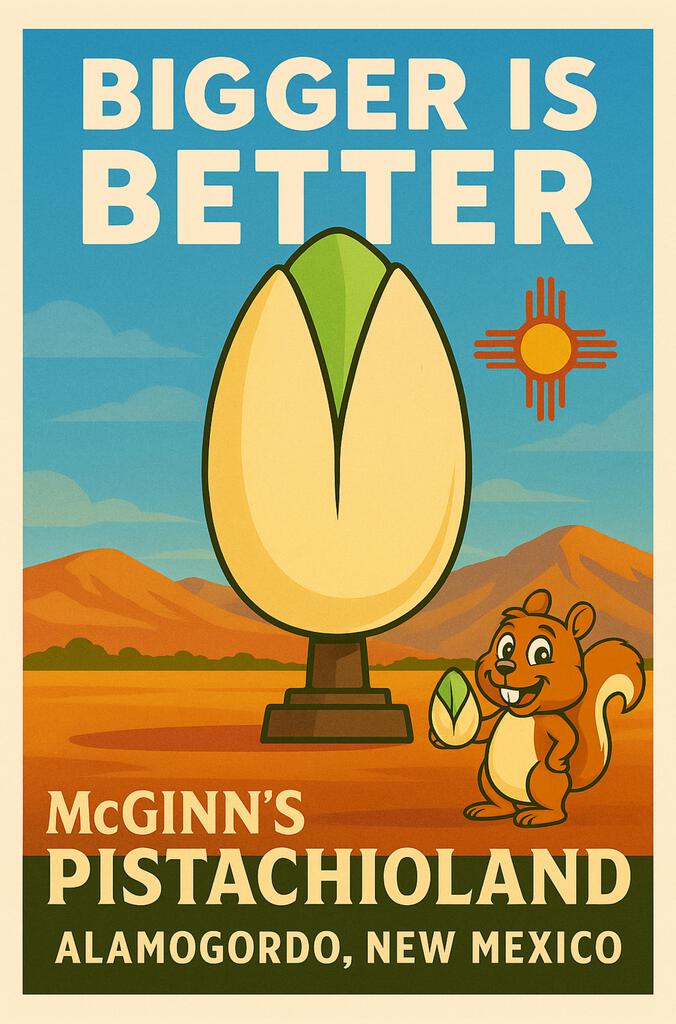 CUSTOM McGinns Pistachioland Bigger Is Better Sticker 269766