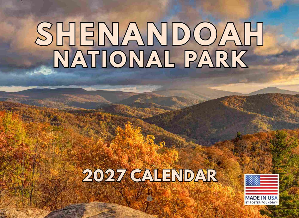 Shenandoah National Park Calendar 2027 12 Month | American Made In The USA 270516
