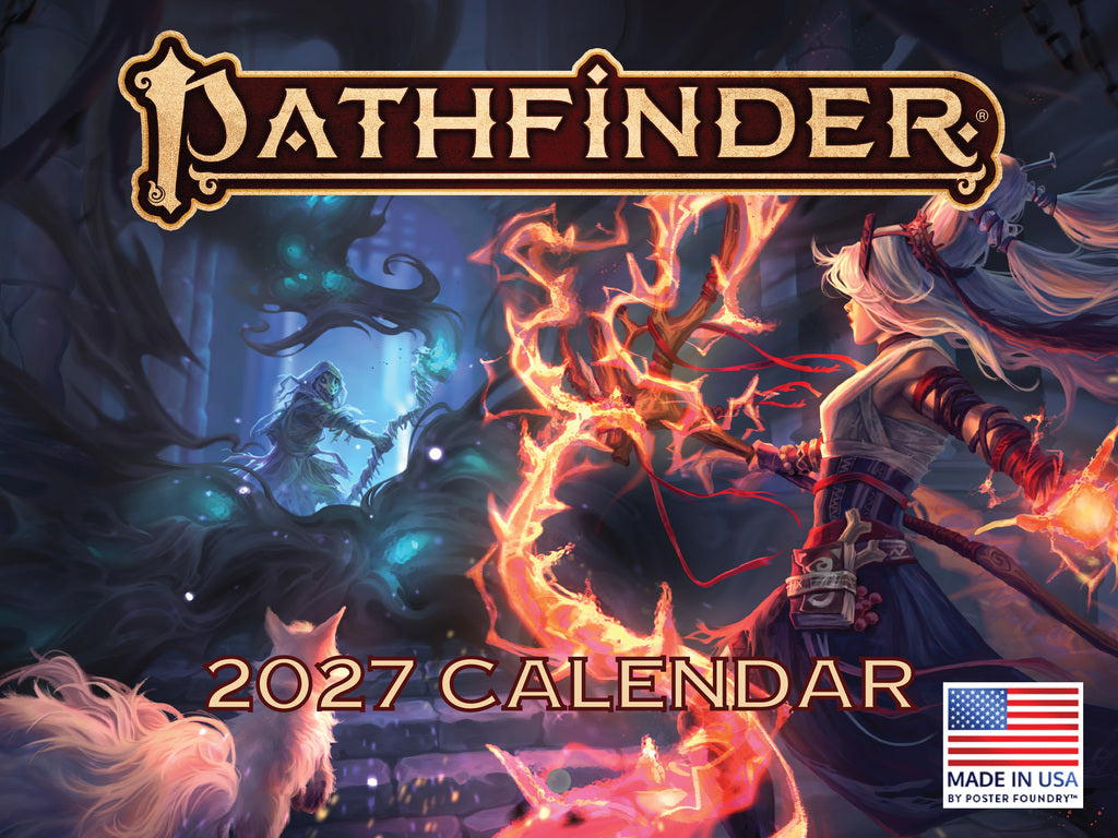 Pathfinder Calendar 2027 Monthly Wall Calender 12 Month | American Made In The USA 270574