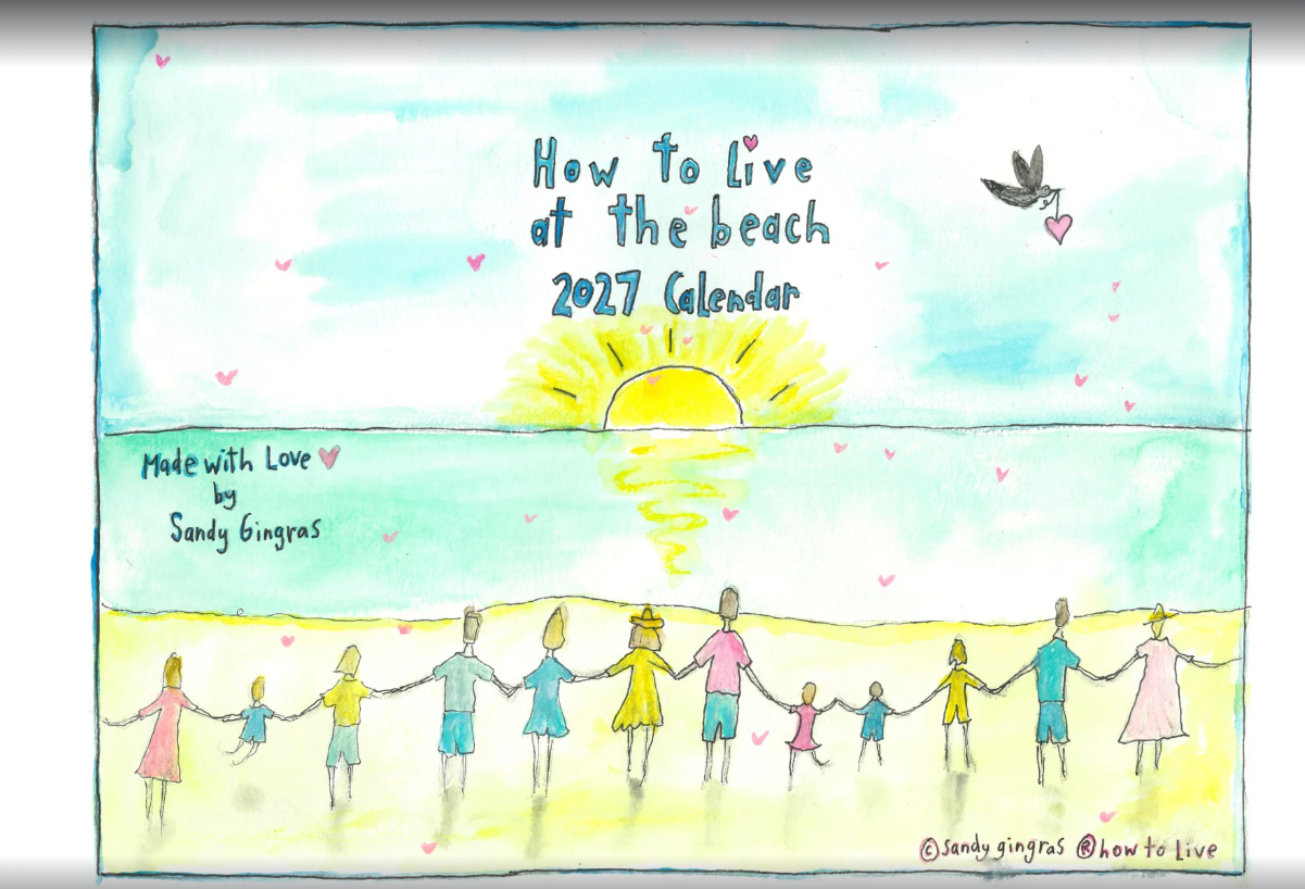 CUSTOM How To Live At The Beach Sandy Gringas Calendar 2027 275050