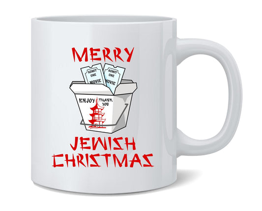 ZZ Merry Jewish Christmas Funny Hanukkah Coffee Mug 12oz 181975