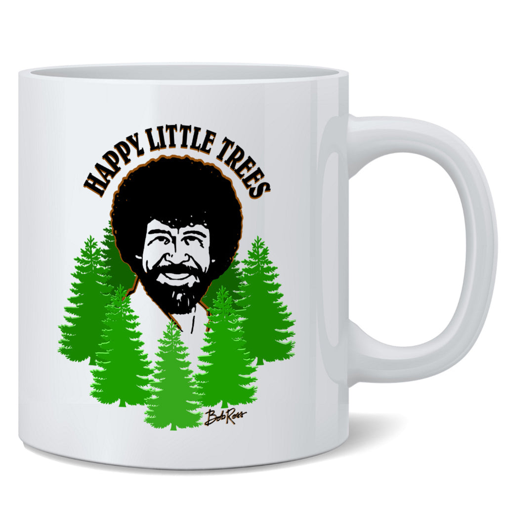 Bob Ross Happy Little Trees Drawing Coffee Mug 12oz 183062