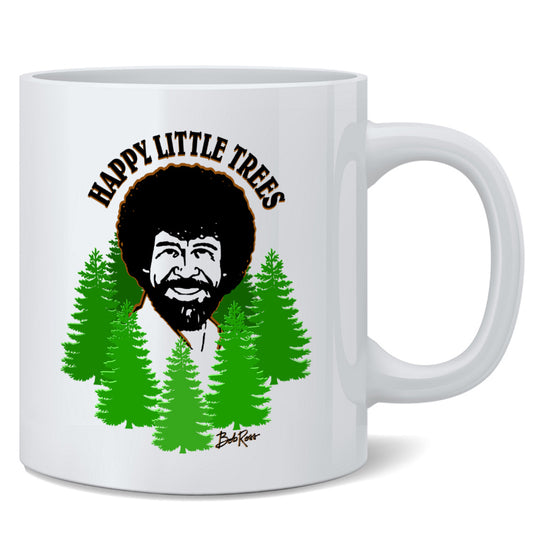 Bob Ross Happy Little Trees Drawing Coffee Mug 12oz 183062