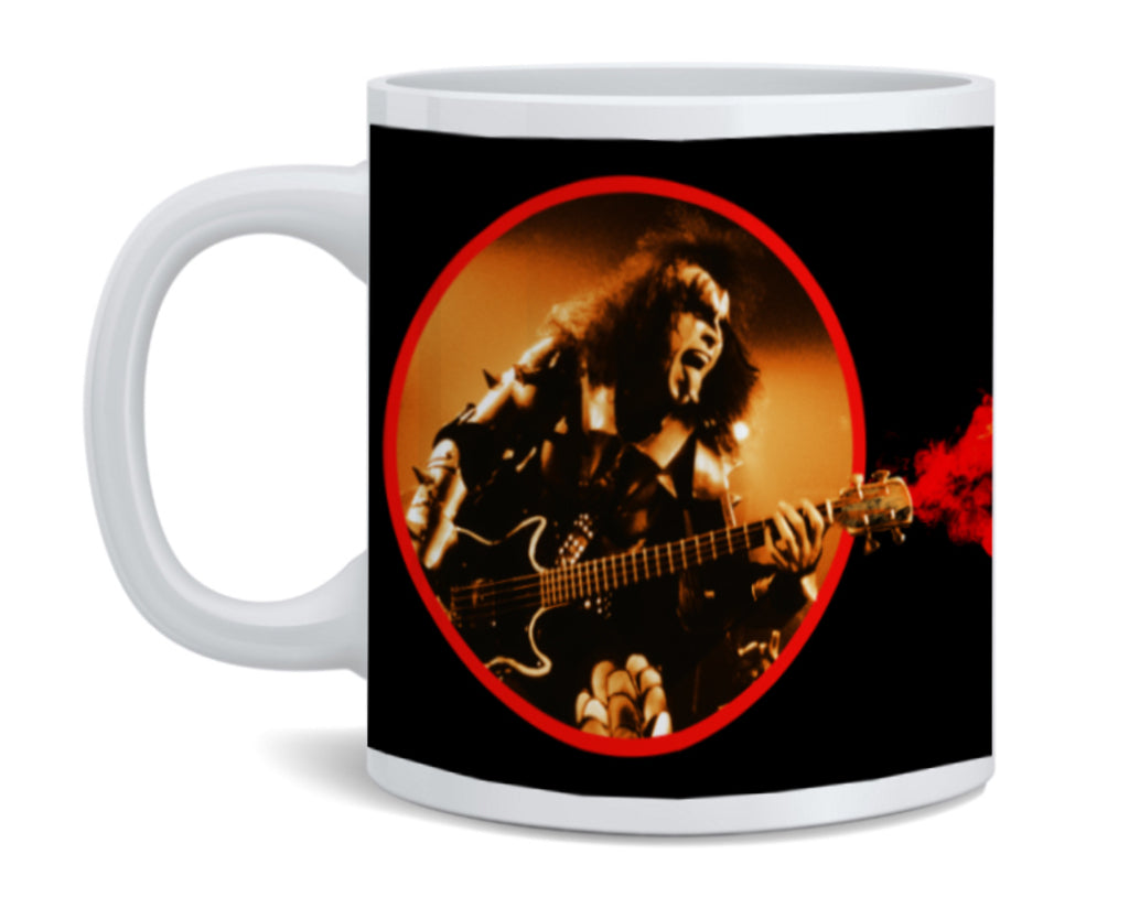 Kiss Band Music Demon Flames Album Coffee Mug 12oz 194050