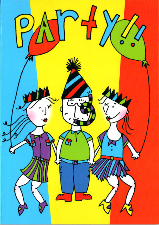 Disco dancing- General Kids Birthday card Retail $2.99. Inside: Lots of party fun on your birthday! | 7859 | 255355