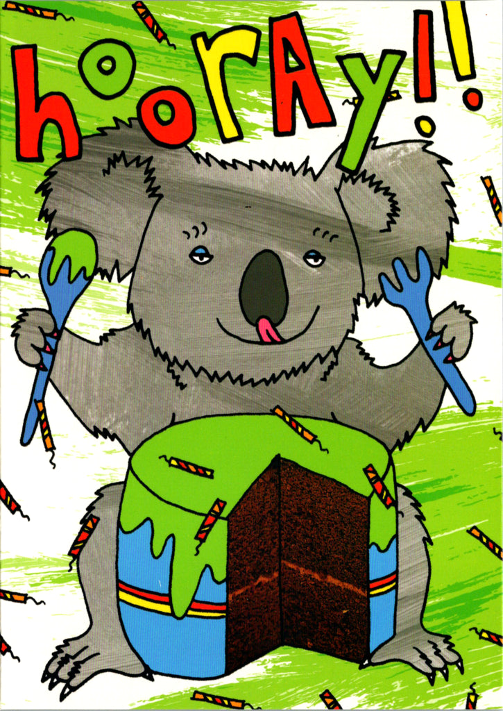 Koala- General Kids Birthday card Retail $2.99. Inside: Hooray! It's your Birthday! | 7853 | 255402