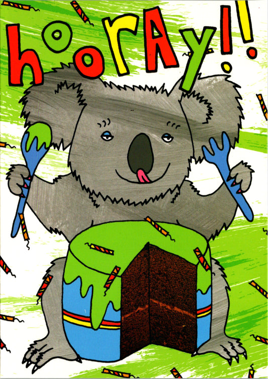 Koala- General Kids Birthday card Retail $2.99. Inside: Hooray! It's your Birthday! | 7853 | 255402