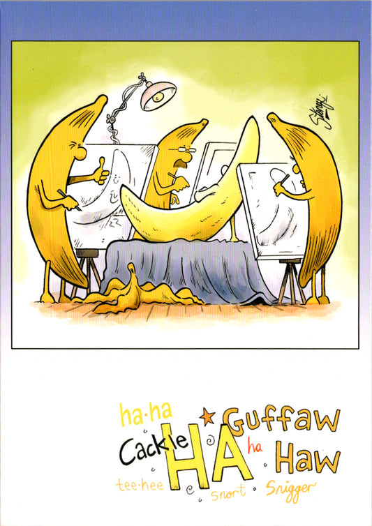 Banana- General Birthday. Retail $2.99 Inside: Happy birthday wear it with pride 5x7 Greeting Card | 7778 | 255439