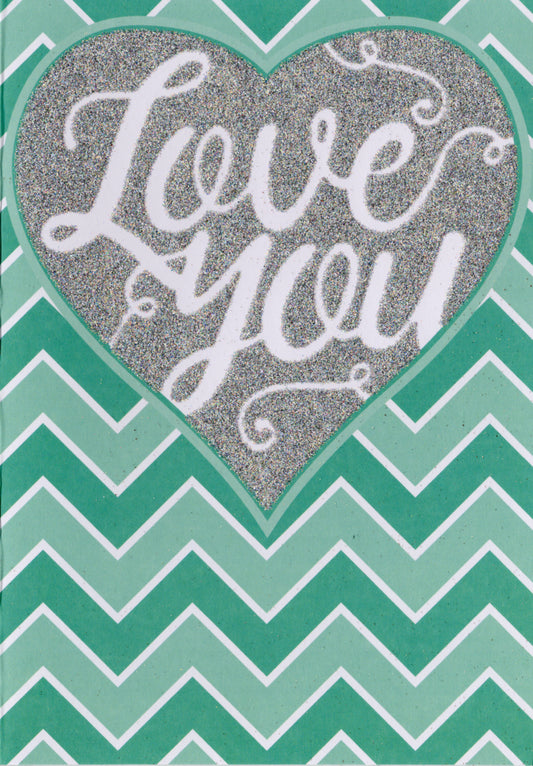 Love you Blank Greeting Card Retail $3.99. Inside: Blank | 7800 | 255491