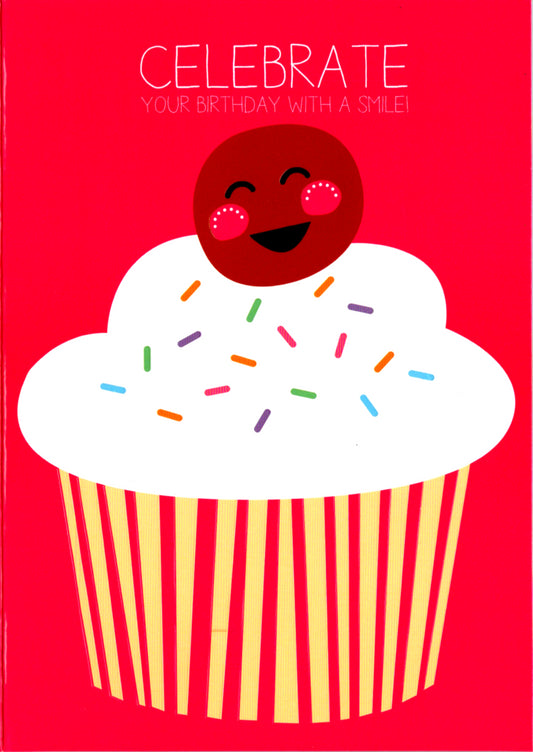 cupcake Birthday Greeting Card Retail $2.99. Inside: Sweet birthday wishes with a cherry on top! | 6036 | 255610