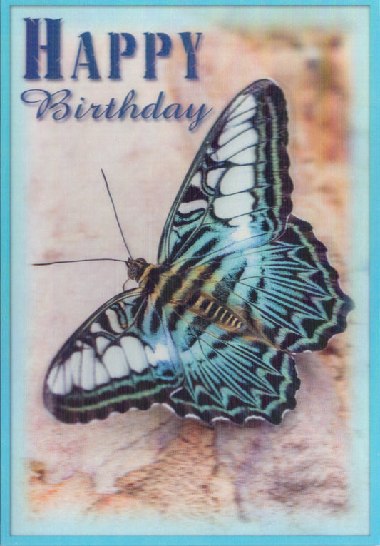 3D Butterfly Blank Greeting Card Retail $3.99. Inside: Blank | 6387 | 255953