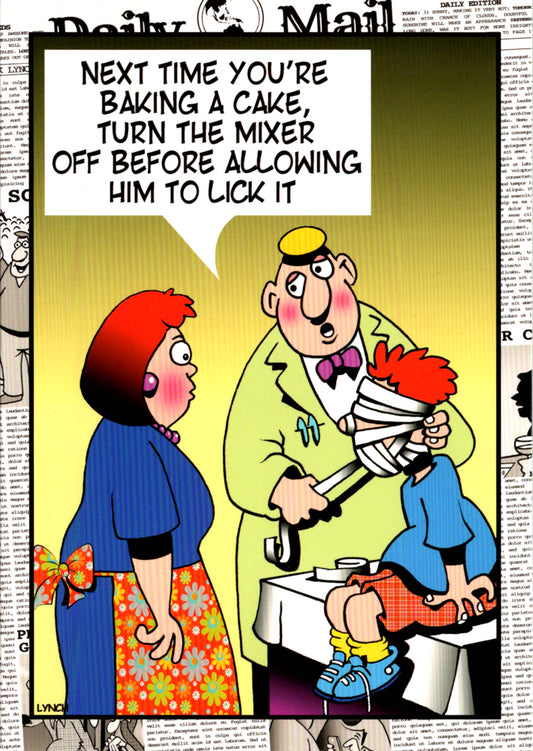 Mixer Mom Birthday by Mark Lynch- Retail $3.90 Inside:Happy Birthday Mom 5x7 Greeting Card | 08005US | 255997