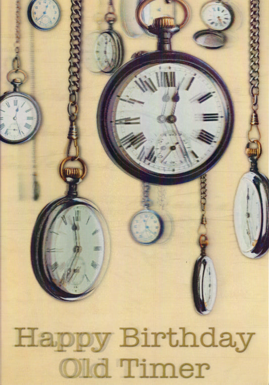 3D Pocket watch Blank Greeting Card Retail $3.99. Inside: Blank | 6386 | 256001