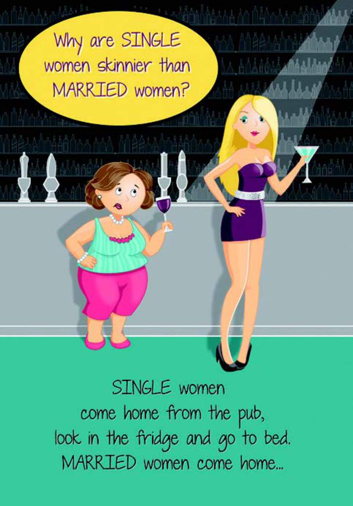 Humor Female Birthday- Single and Married women. Retail $2.29 Inside: ...see what's in the bed then go to the fridge! Happy Birthday! 5x7 Greeting Card 256480 04955A