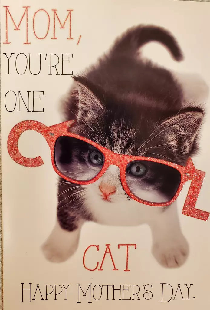 KITTEN and GLASSES COOL MOM 257323 MD07008US