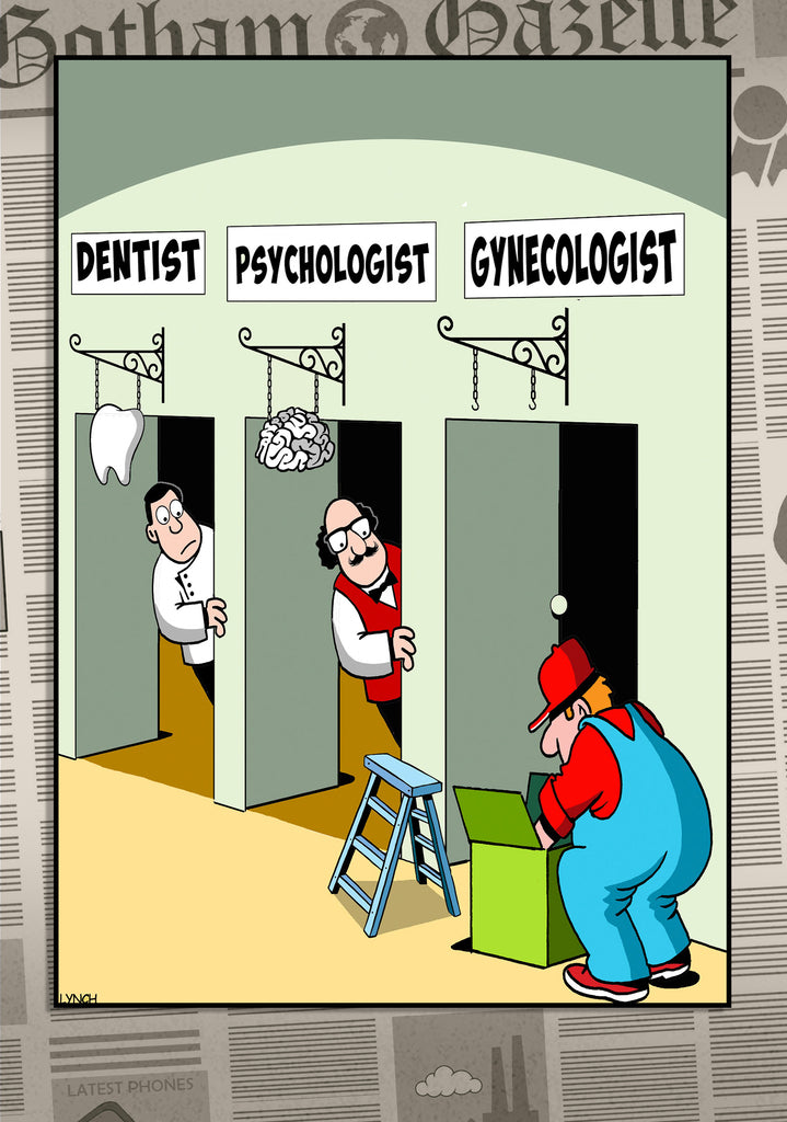 Mark Lynch Medical Experts Doctors Business Signs Funny Birthday Greeting Card 5x7 | 1149 | 259315