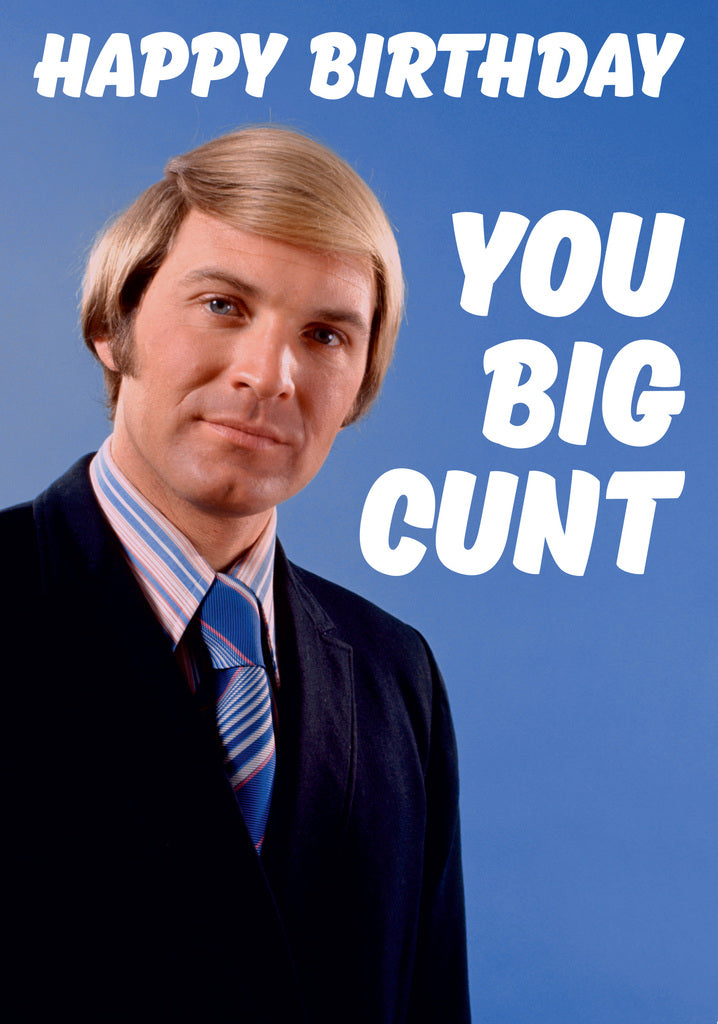 Dean Morris Retro Style Man Serious Looking Funny Rude Birthday Greeting Card 5x7 DMA295 | 259428