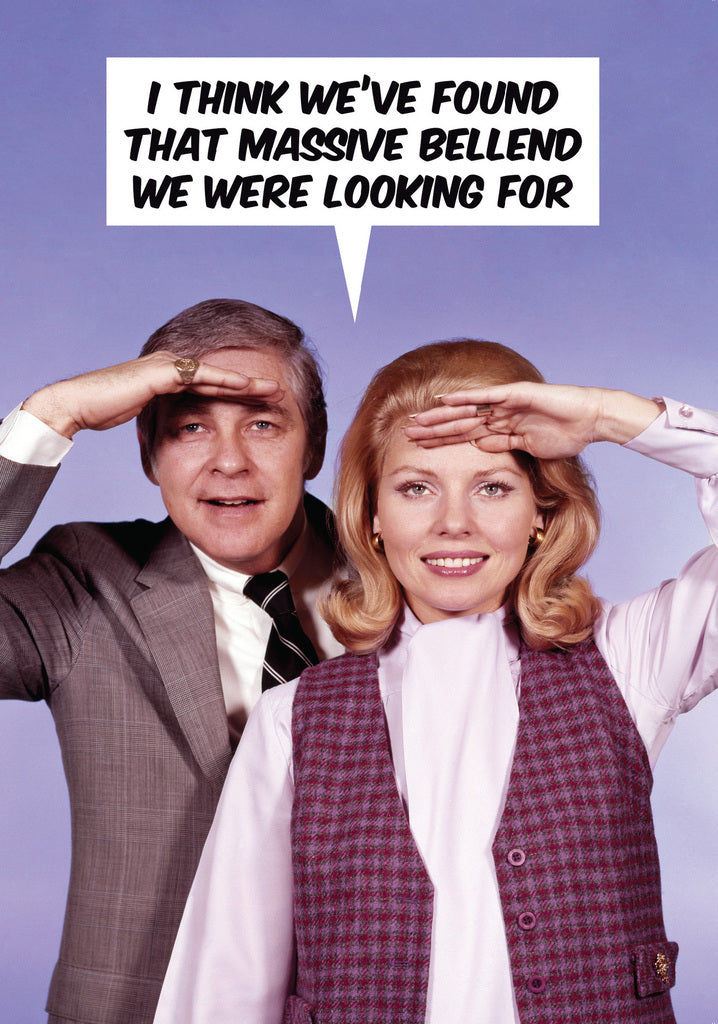 Dean Morris Massive Bellend We Were Looking Man Woman Hand Raised Funny Birthday Greeting Card 5x7 DMU211 | 259653