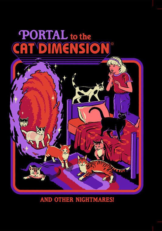 Blank - Steven Rhodes Cat Dimesion Greeting Card 5x7 | 1017 | 259977