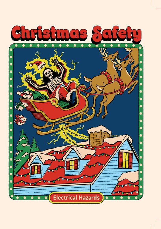 Holiday - Steven Rhodes Christmas Safety Greeting Card 5x7 | 1019 | 259979