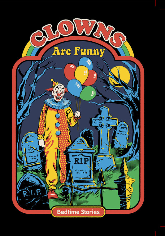 Steven Rhodes Clowns are funny Greeting Card 5x7