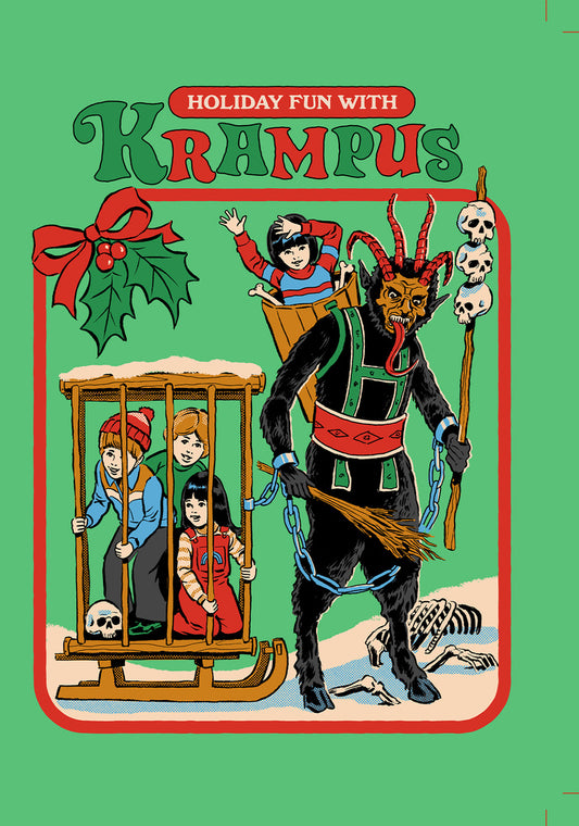 Holiday - Steven Rhodes Fun with Krampus Greeting Card 5x7 | 1030 | 259990
