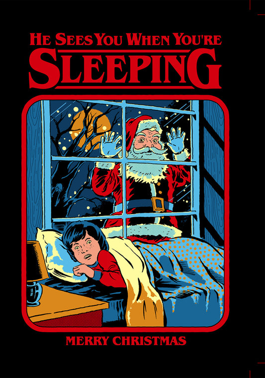 Holiday - Steven Rhodes He sees you Greeting Card 5x7 | 1034 | 259994