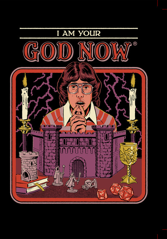Blank - Steven Rhodes I am your god now Greeting Card 5x7 | 1042 | 260002