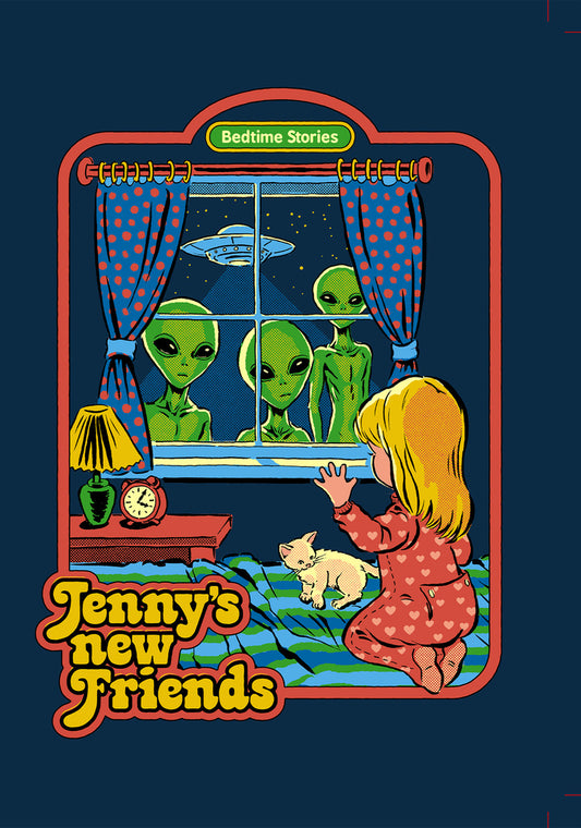 Friendship - Steven Rhodes Jenny_s New Friends Greeting Card 5x7 | 1043 | 260003