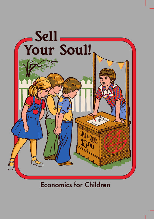 Blank - Steven Rhodes Sell your soul Greeting Card 5x7 | 1074 | 260034