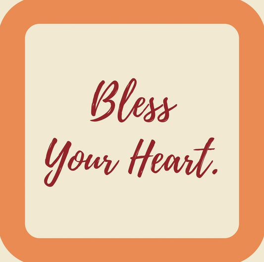 Bless Your Heart Premium Drink Coaster Resin With Cork Backing | 58505 | 260180 260180