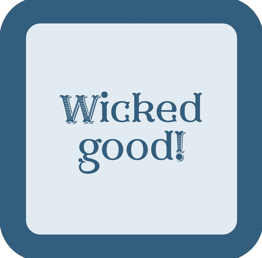 Wicked Good Premium Drink Coaster Resin With Cork Backing | 58584 | 260259 260259