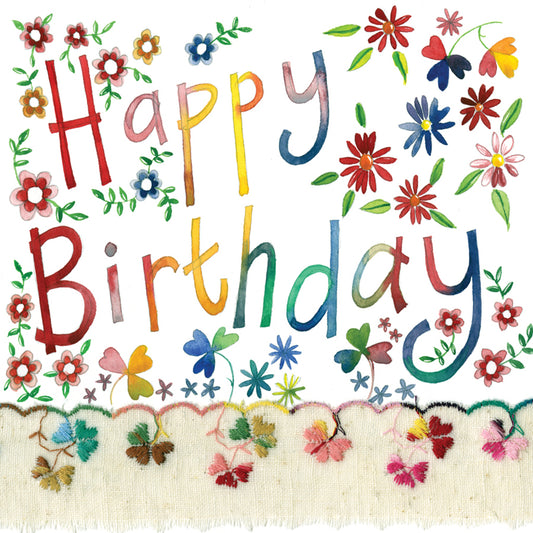 ALEX CLARK FLORAL BIRTHDAY CARD | S109 | 260661