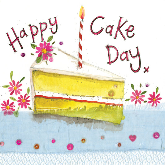 ALEX CLARK PIECE OF CAKE BIRTHDAY CARD | S324 | 260664